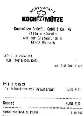 edui Hffner Kochmtze Restaurant